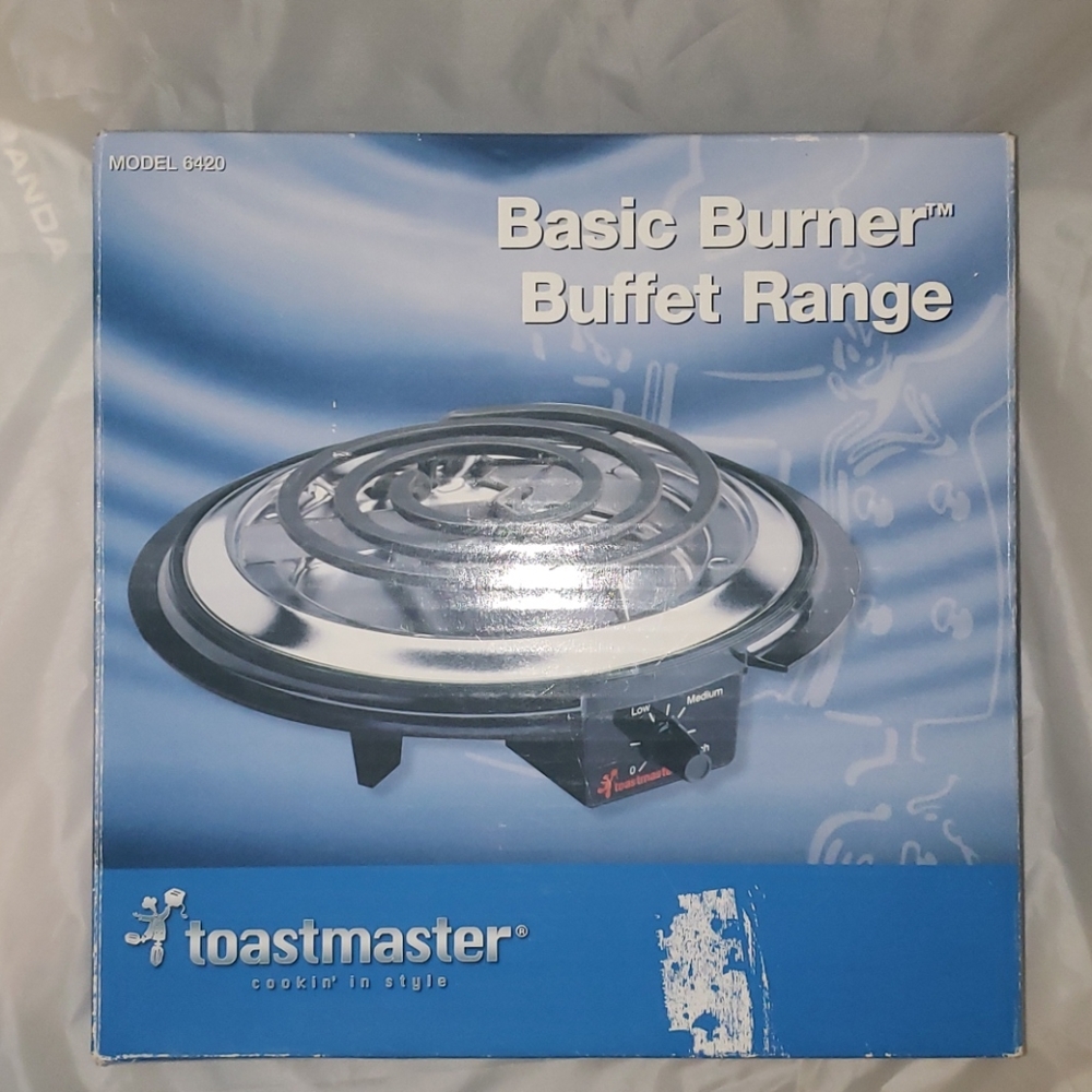 Toastmasters basic burner buffet range